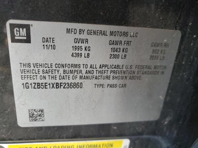 Photo 9 VIN: 1G1ZB5E1XBF236860 - CHEVROLET MALIBU LS 