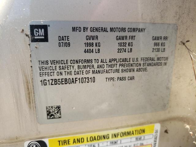 Photo 9 VIN: 1G1ZB5EB0AF107310 - CHEVROLET MALIBU LS 