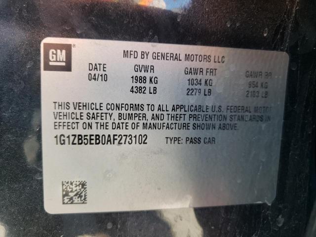 Photo 9 VIN: 1G1ZB5EB0AF273102 - CHEVROLET MALIBU LS 