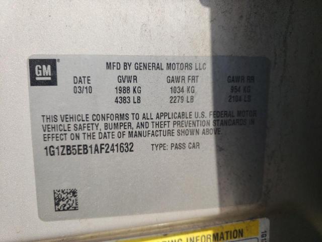 Photo 12 VIN: 1G1ZB5EB1AF241632 - CHEVROLET MALIBU 