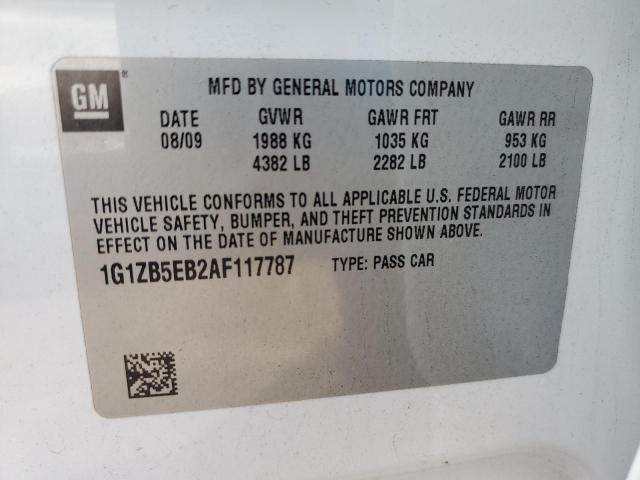 Photo 11 VIN: 1G1ZB5EB2AF117787 - CHEVROLET MALIBU 