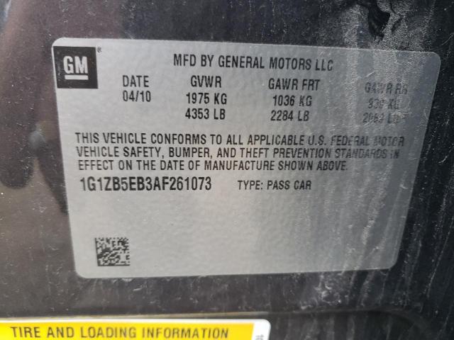 Photo 11 VIN: 1G1ZB5EB3AF261073 - CHEVROLET MALIBU 