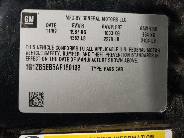 Photo 9 VIN: 1G1ZB5EB5AF160133 - CHEVROLET MALIBU LS 