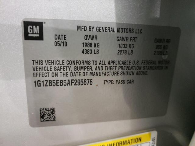 Photo 9 VIN: 1G1ZB5EB5AF295676 - CHEVROLET MALIBU LS 