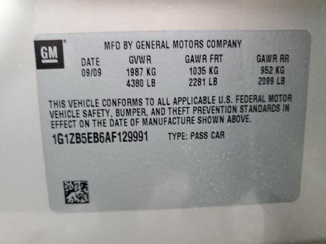 Photo 11 VIN: 1G1ZB5EB6AF129991 - CHEVROLET MALIBU LS 