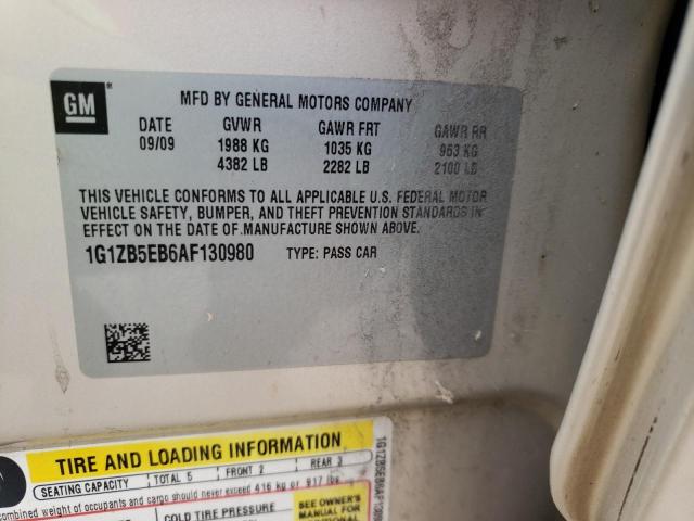 Photo 9 VIN: 1G1ZB5EB6AF130980 - CHEVROLET MALIBU LS 