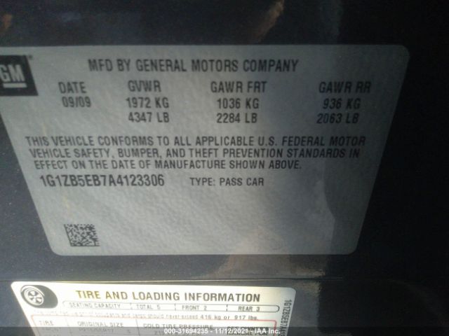 Photo 8 VIN: 1G1ZB5EB7A4123306 - CHEVROLET MALIBU 