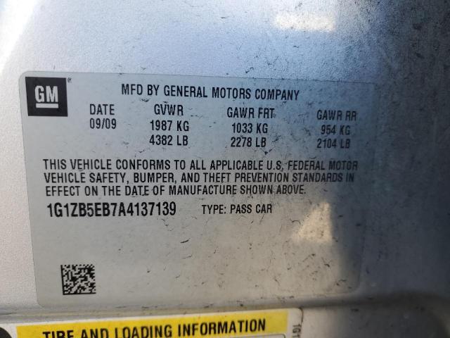 Photo 11 VIN: 1G1ZB5EB7A4137139 - CHEVROLET MALIBU LS 