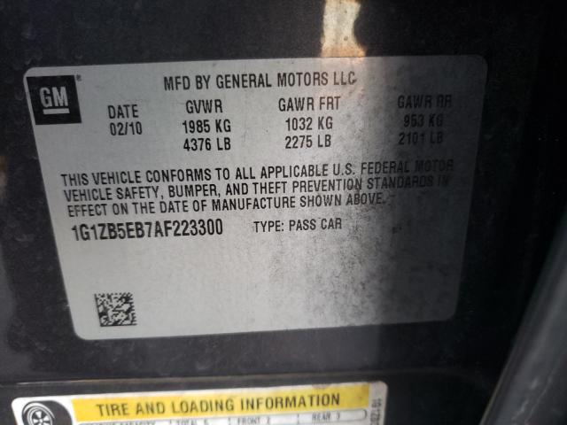 Photo 9 VIN: 1G1ZB5EB7AF223300 - CHEVROLET MALIBU LS 