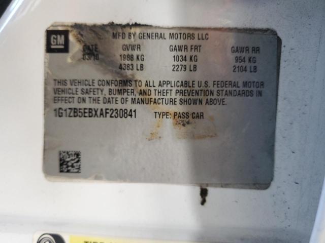 Photo 11 VIN: 1G1ZB5EBXAF230841 - CHEVROLET MALIBU 