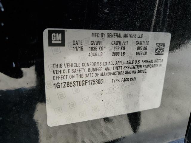 Photo 11 VIN: 1G1ZB5ST0GF175306 - CHEVROLET MALIBU LS 