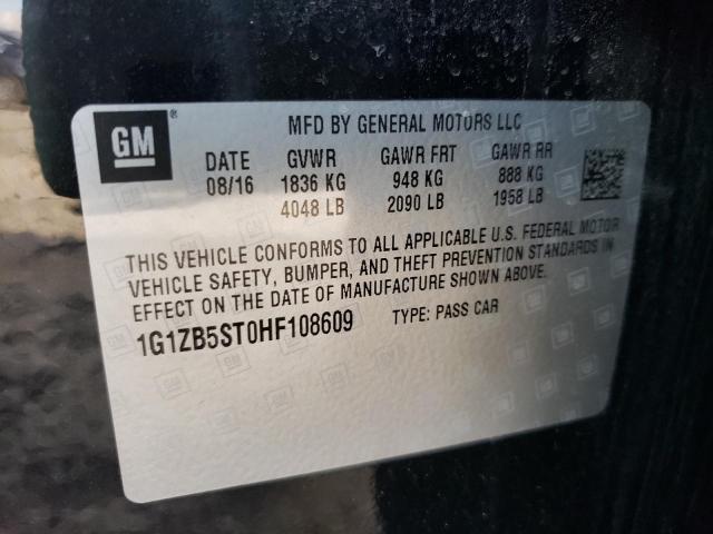 Photo 11 VIN: 1G1ZB5ST0HF108609 - CHEVROLET MALIBU LS 