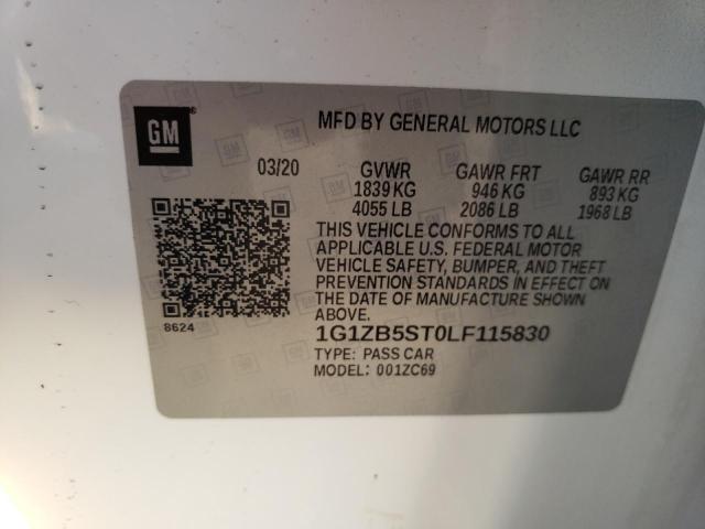 Photo 12 VIN: 1G1ZB5ST0LF115830 - CHEVROLET MALIBU LS 