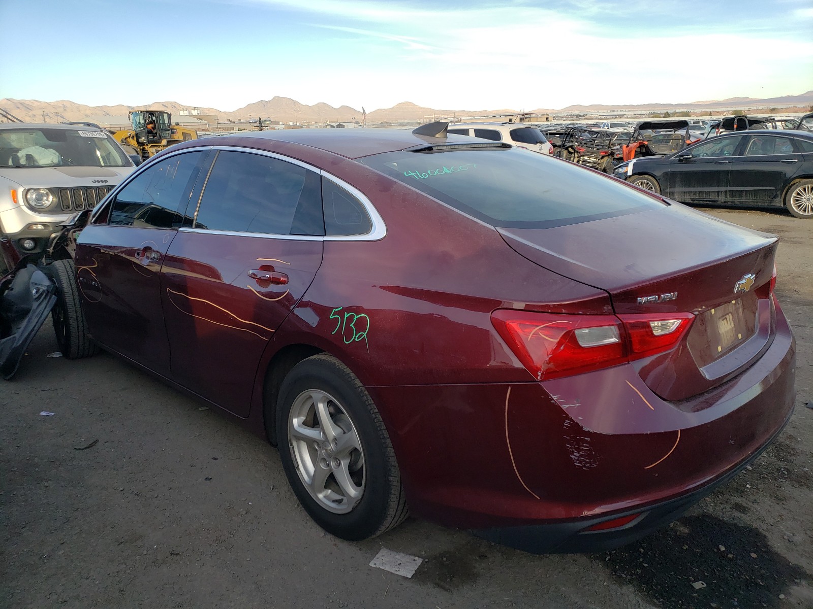 Photo 2 VIN: 1G1ZB5ST1GF318697 - CHEVROLET MALIBU LS 