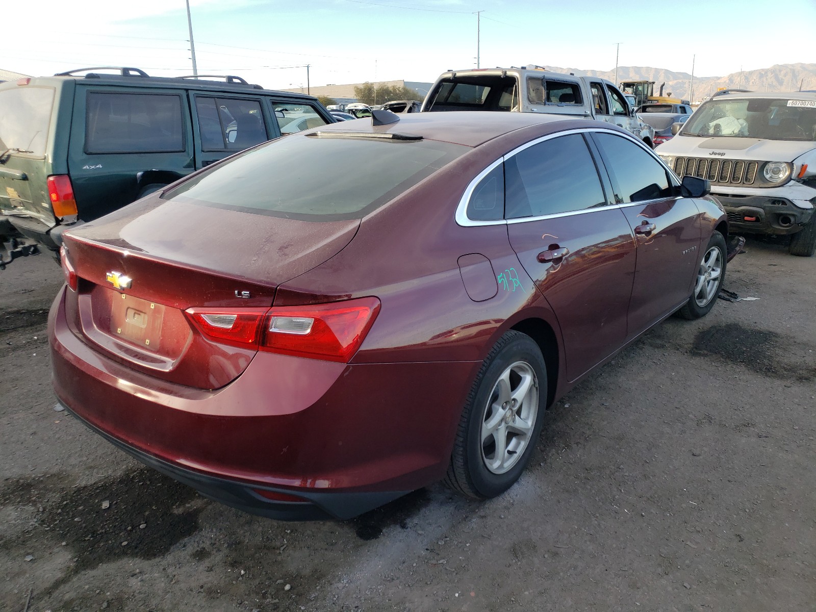 Photo 3 VIN: 1G1ZB5ST1GF318697 - CHEVROLET MALIBU LS 