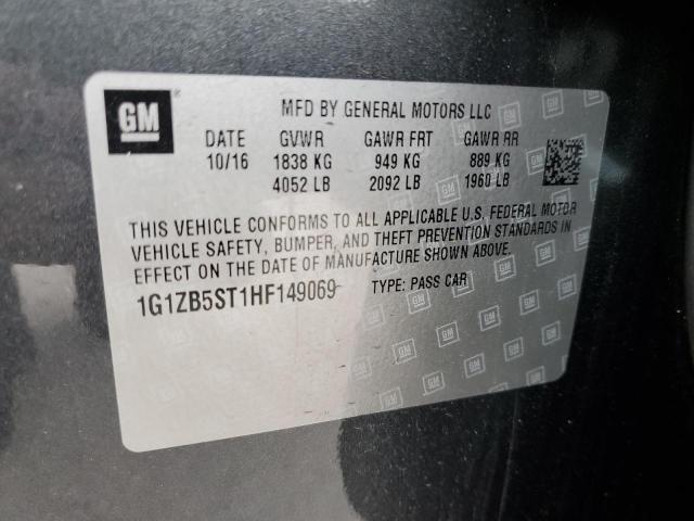 Photo 11 VIN: 1G1ZB5ST1HF149069 - CHEVROLET MALIBU LS 