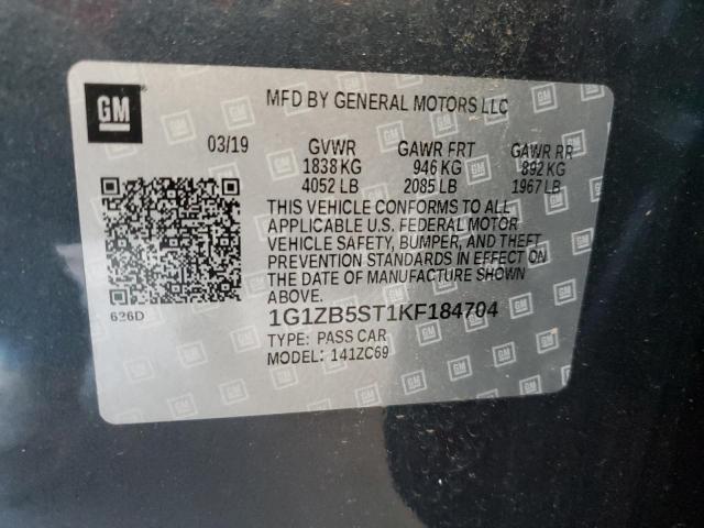 Photo 11 VIN: 1G1ZB5ST1KF184704 - CHEVROLET MALIBU 