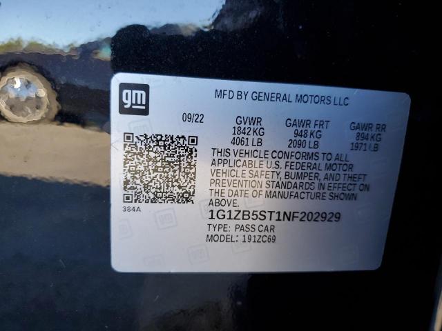 Photo 11 VIN: 1G1ZB5ST1NF202929 - CHEVROLET MALIBU LS 