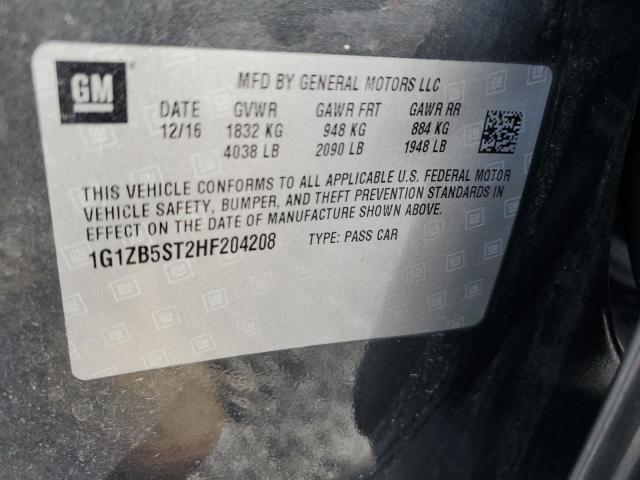 Photo 11 VIN: 1G1ZB5ST2HF204208 - CHEVROLET MALIBU 