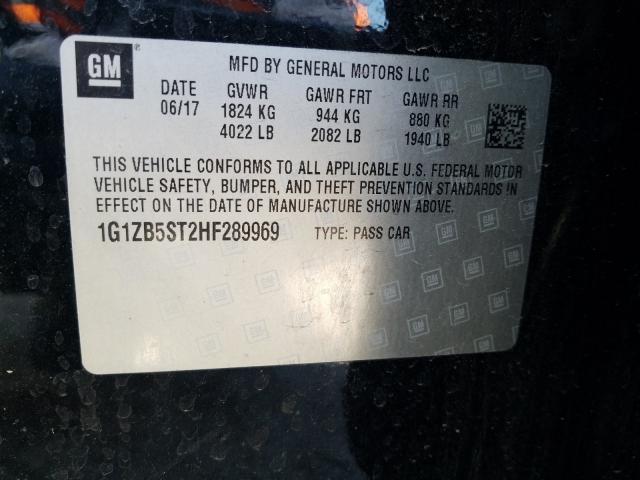 Photo 9 VIN: 1G1ZB5ST2HF289969 - CHEVROLET MALIBU 