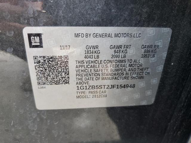 Photo 11 VIN: 1G1ZB5ST2JF154948 - CHEVROLET MALIBU LS 