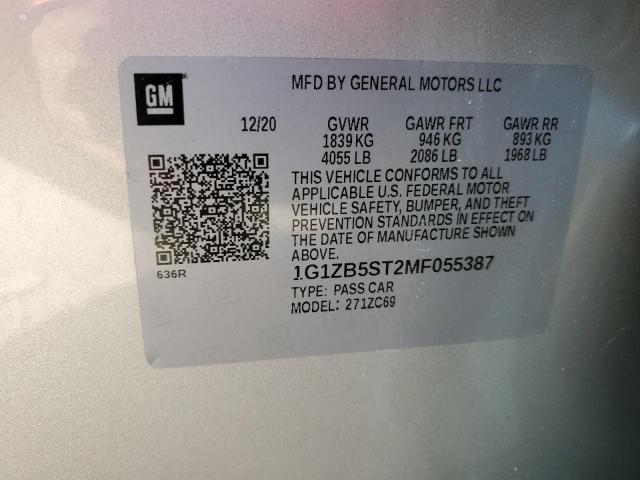 Photo 11 VIN: 1G1ZB5ST2MF055387 - CHEVROLET MALIBU LS 