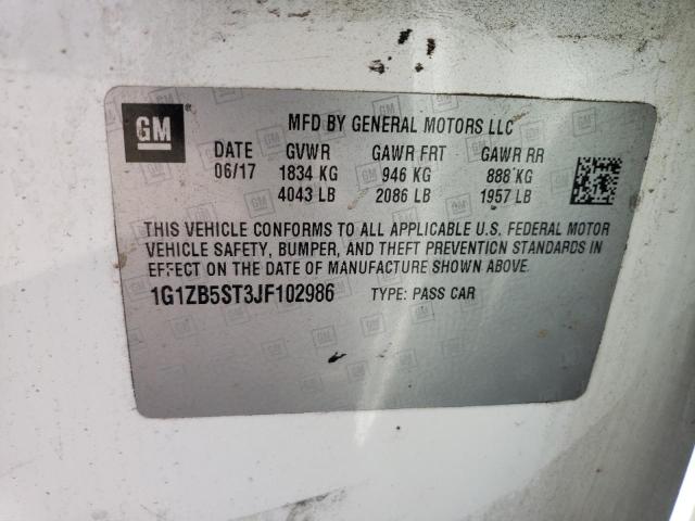 Photo 11 VIN: 1G1ZB5ST3JF102986 - CHEVROLET MALIBU LS 