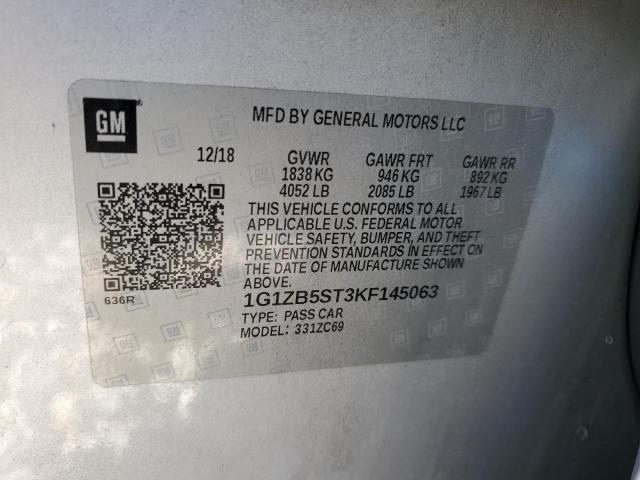 Photo 12 VIN: 1G1ZB5ST3KF145063 - CHEVROLET MALIBU 