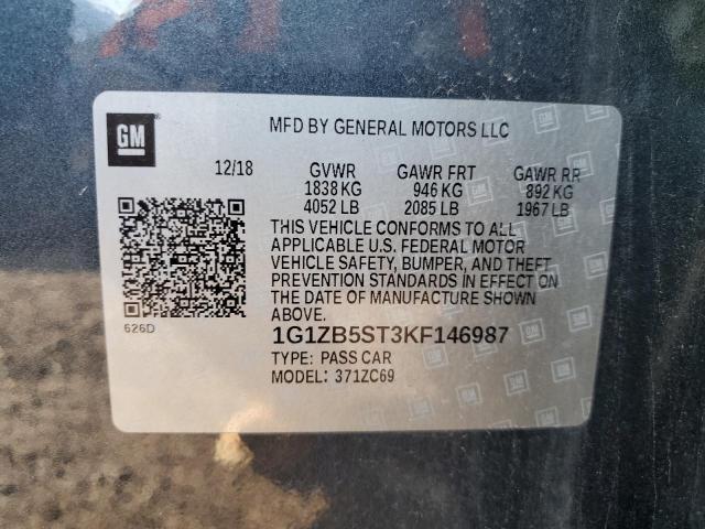 Photo 9 VIN: 1G1ZB5ST3KF146987 - CHEVROLET MALIBU LS 