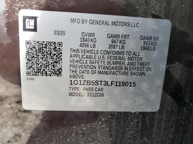 Photo 11 VIN: 1G1ZB5ST3LF119015 - CHEVROLET MALIBU 