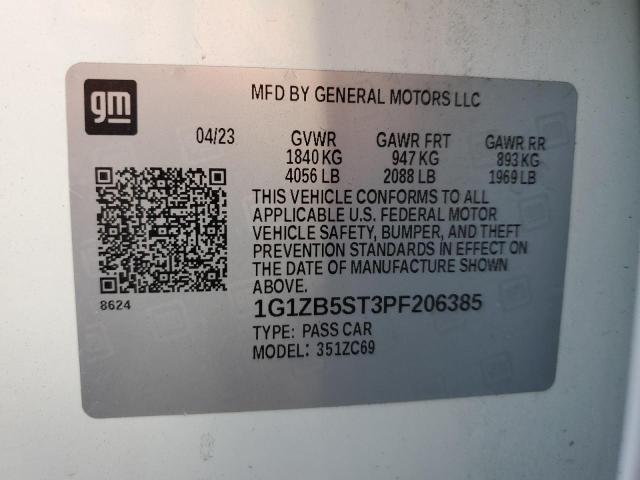 Photo 12 VIN: 1G1ZB5ST3PF206385 - CHEVROLET MALIBU LS 