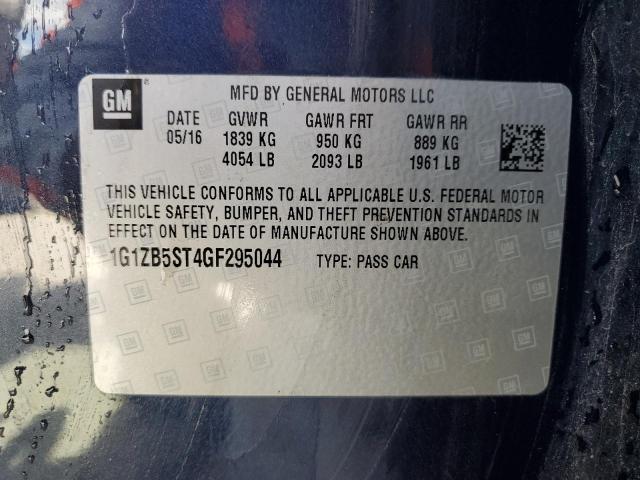 Photo 11 VIN: 1G1ZB5ST4GF295044 - CHEVROLET MALIBU LS 