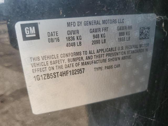 Photo 12 VIN: 1G1ZB5ST4HF102957 - CHEVROLET MALIBU LS 