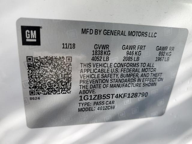 Photo 11 VIN: 1G1ZB5ST4KF128790 - CHEVROLET MALIBU LS 