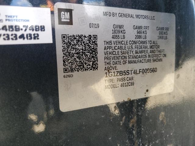 Photo 12 VIN: 1G1ZB5ST4LF009560 - CHEVROLET MALIBU LS 