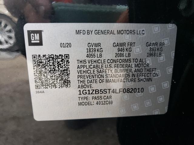 Photo 9 VIN: 1G1ZB5ST4LF082010 - CHEVROLET MALIBU LS 