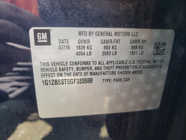 Photo 9 VIN: 1G1ZB5ST5GF333588 - CHEVROLET MALIBU LS 