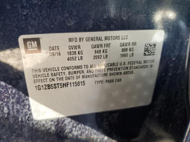 Photo 11 VIN: 1G1ZB5ST5HF115815 - CHEVROLET MALIBU 