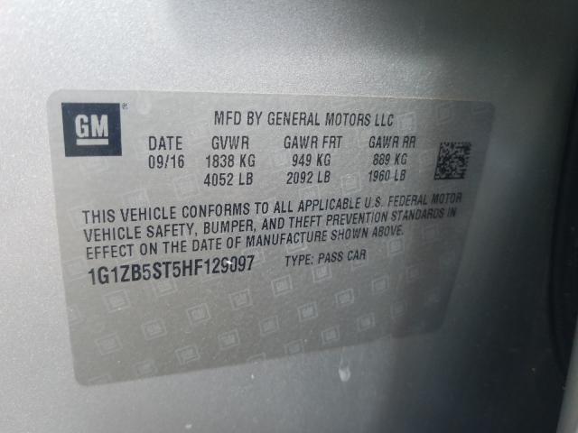 Photo 9 VIN: 1G1ZB5ST5HF129097 - CHEVROLET MALIBU LS 