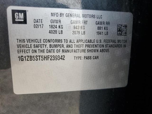 Photo 11 VIN: 1G1ZB5ST5HF239342 - CHEVROLET MALIBU 