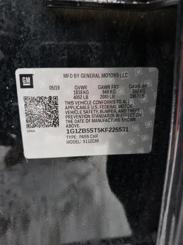 Photo 11 VIN: 1G1ZB5ST5KF225531 - CHEVROLET MALIBU LS 