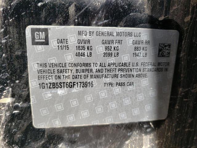 Photo 9 VIN: 1G1ZB5ST6GF173916 - CHEVROLET MALIBU LS 