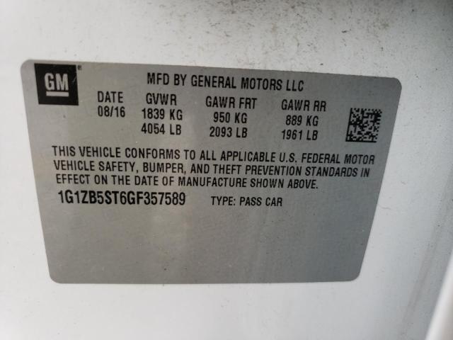 Photo 11 VIN: 1G1ZB5ST6GF357589 - CHEVROLET MALIBU LS 