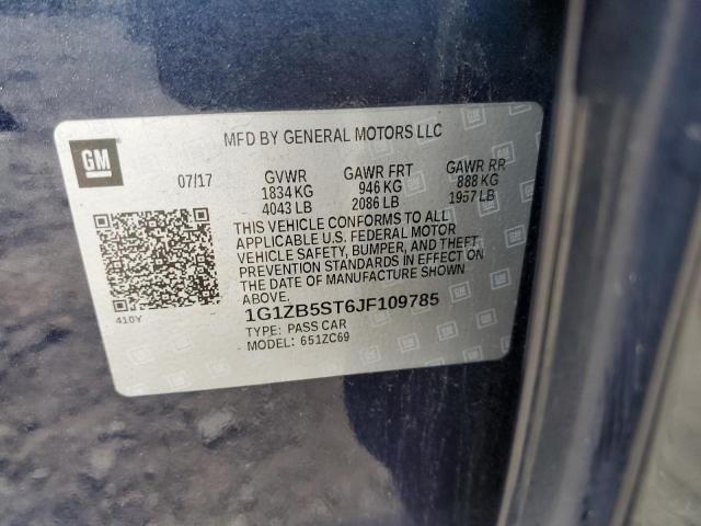 Photo 11 VIN: 1G1ZB5ST6JF109785 - CHEVROLET MALIBU 