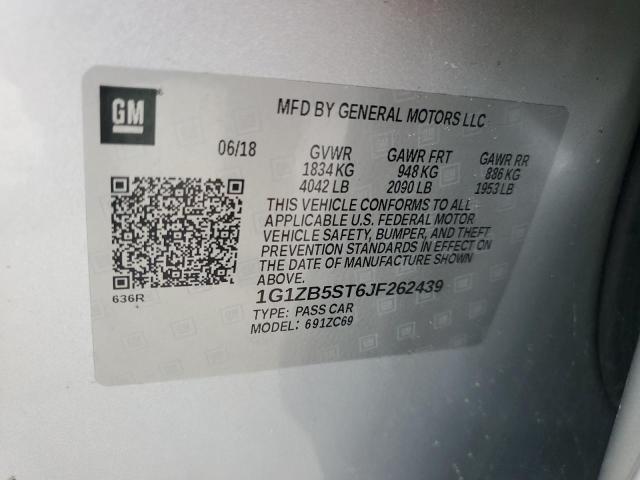 Photo 11 VIN: 1G1ZB5ST6JF262439 - CHEVROLET MALIBU LS 