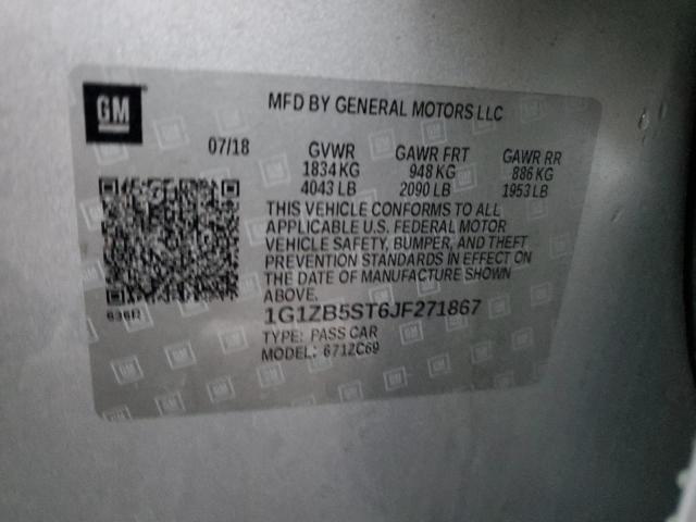 Photo 11 VIN: 1G1ZB5ST6JF271867 - CHEVROLET MALIBU LS 