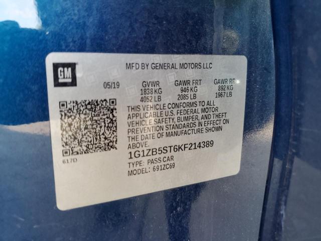 Photo 11 VIN: 1G1ZB5ST6KF214389 - CHEVROLET MALIBU LS 