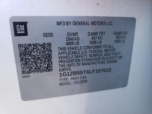 Photo 9 VIN: 1G1ZB5ST6LF107618 - CHEVROLET MALIBU LS 