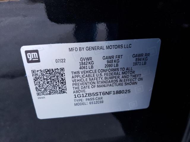 Photo 12 VIN: 1G1ZB5ST6NF188025 - CHEVROLET MALIBU LS 