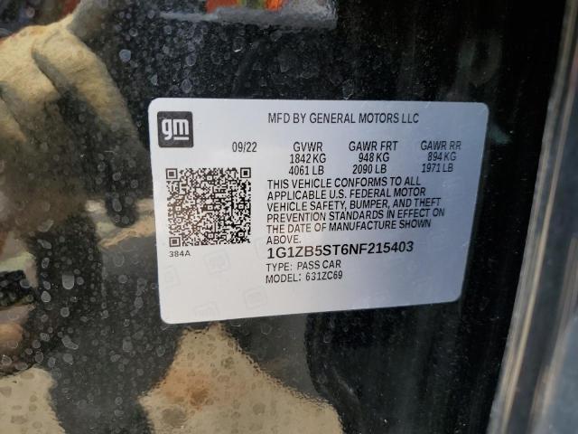 Photo 12 VIN: 1G1ZB5ST6NF215403 - CHEVROLET MALIBU 